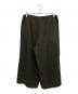 Y's (ワイズ) VIYELLA FRONT TUCK WIDE PANTS オリーブ サイズ:1：30000円