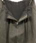 中古・古着 Y's (ワイズ) VIYELLA FRONT TUCK WIDE PANTS オリーブ サイズ:1：30000円