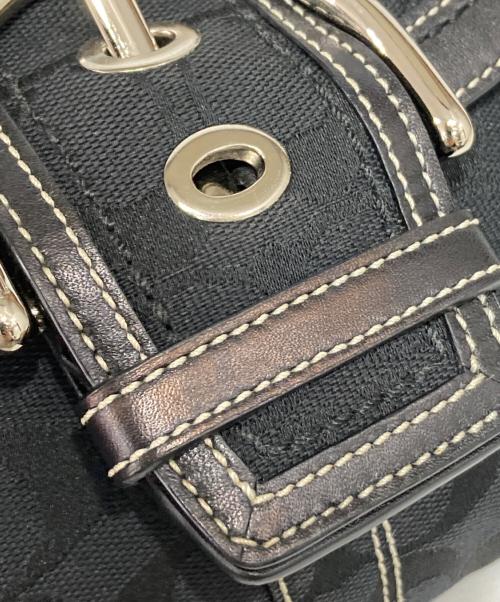 COACH（コーチ）COACH (コーチ) Soho Signature Shoulder bag/ソーホーシグネチャーワンショルダーバッグ ブラックの古着・服飾アイテム