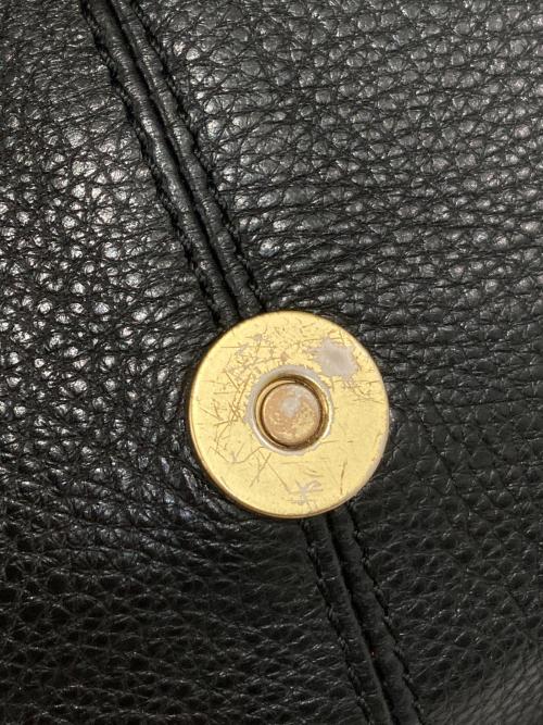 SEE BY CHLOE（シーバイクロエ）SEE BY CHLOE (シーバイクロエ) ジップレザーハンドバッグ ブラックの古着・服飾アイテム