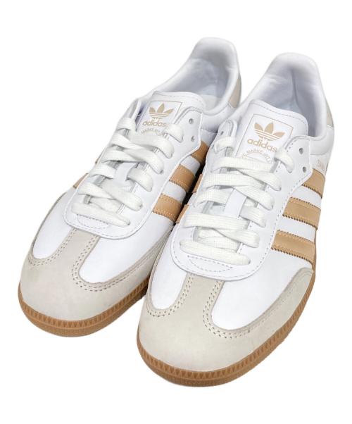 adidas（アディダス）adidas (アディダス) SAMBA OG ベージュ×アイボリー サイズ:25.0の古着・服飾アイテム
