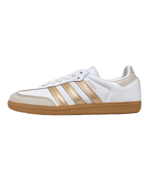 adidas（アディダス）adidas (アディダス) SAMBA OG ベージュ×アイボリー サイズ:25.0の古着・服飾アイテム