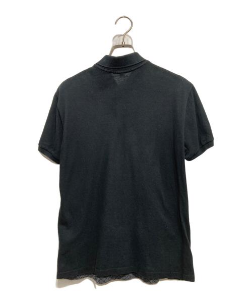 GUCCI（グッチ）GUCCI (グッチ) カラーブロックポロ グレー×ブラック サイズ:Sの古着・服飾アイテム