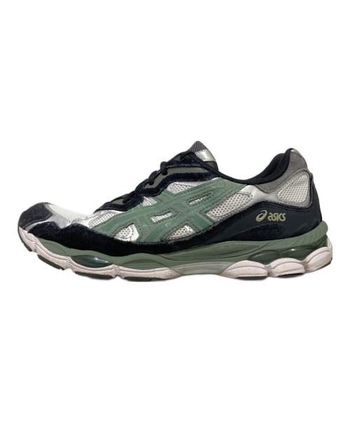 asics（アシックス）asics (アシックス) SPORTSTYLE GEL-NYC グリーン×ブラック サイズ:29の古着・服飾アイテム