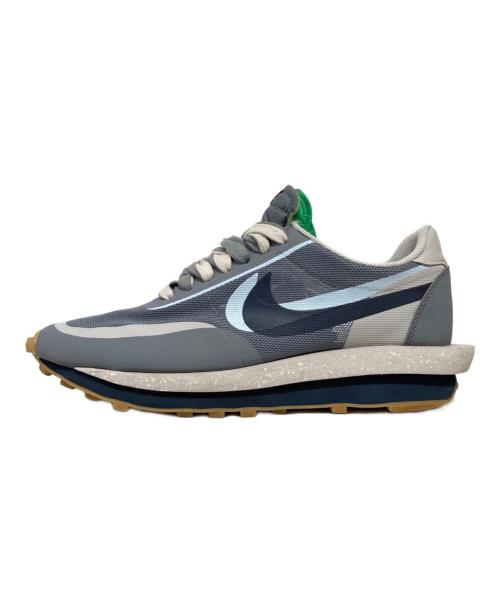 NIKE（ナイキ）NIKE (ナイキ) sacai (サカイ) CLOT (クロット) LD Waffle グレー×ネイビー サイズ:28.5の古着・服飾アイテム