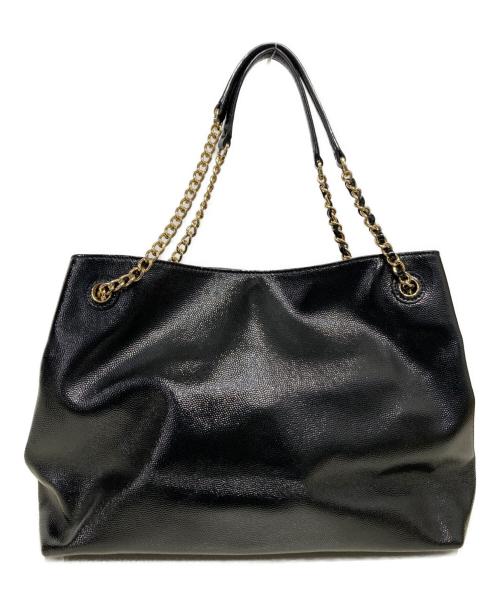TORY BURCH（トリーバーチ）TORY BURCH (トリーバーチ) チェーントートバッグ ブラックの古着・服飾アイテム