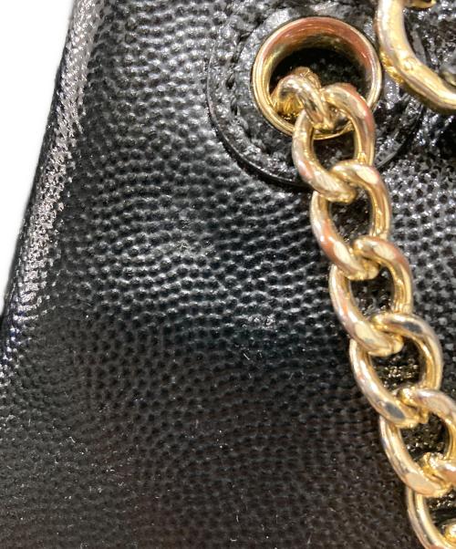 TORY BURCH（トリーバーチ）TORY BURCH (トリーバーチ) チェーントートバッグ ブラックの古着・服飾アイテム