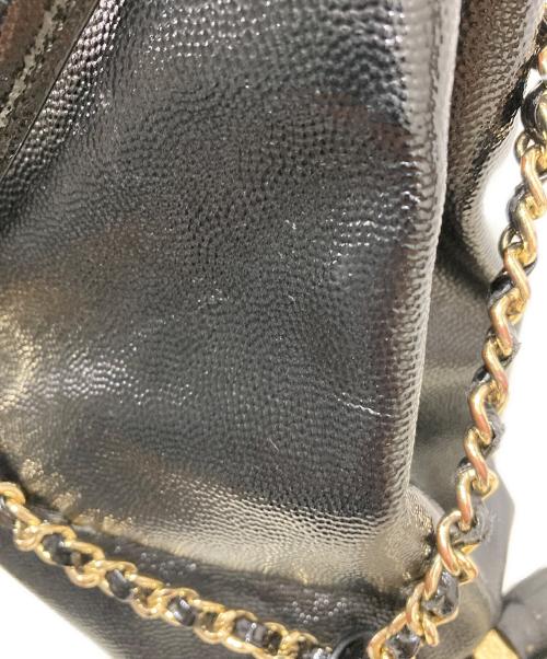 TORY BURCH（トリーバーチ）TORY BURCH (トリーバーチ) チェーントートバッグ ブラックの古着・服飾アイテム