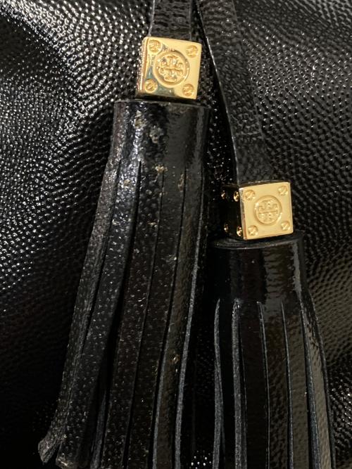 TORY BURCH（トリーバーチ）TORY BURCH (トリーバーチ) チェーントートバッグ ブラックの古着・服飾アイテム