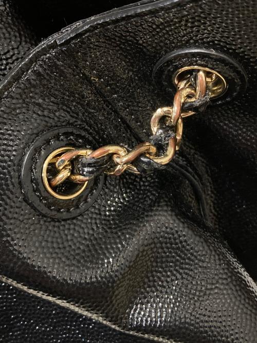 TORY BURCH（トリーバーチ）TORY BURCH (トリーバーチ) チェーントートバッグ ブラックの古着・服飾アイテム