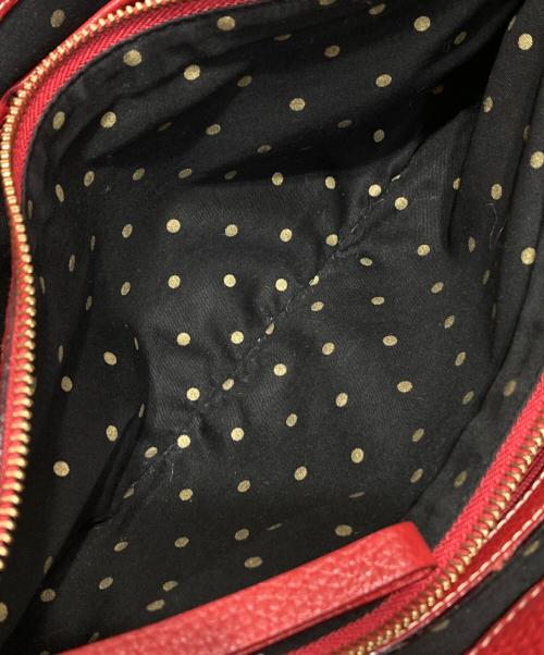 Kate Spade（ケイトスペード）Kate Spade (ケイトスペード) ミニボストンバッグ レッドの古着・服飾アイテム