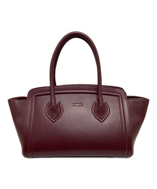FURLA（フルラ）FURLA (フルラ) カレッジ・トートバッグ ボルドーの古着・服飾アイテム