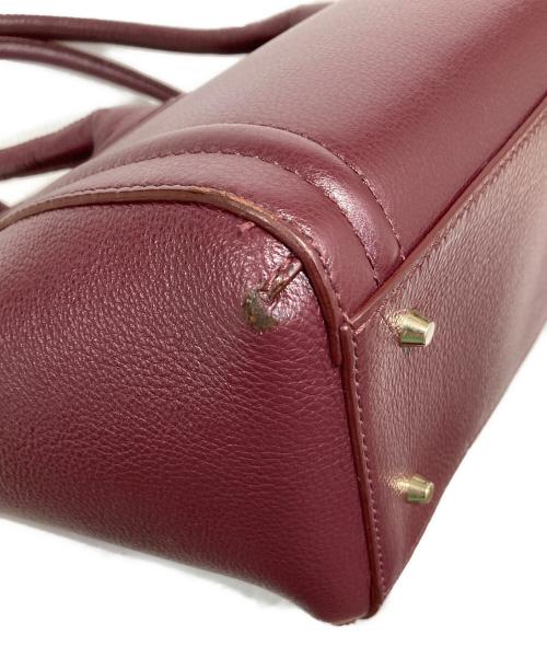 FURLA（フルラ）FURLA (フルラ) カレッジ・トートバッグ ボルドーの古着・服飾アイテム