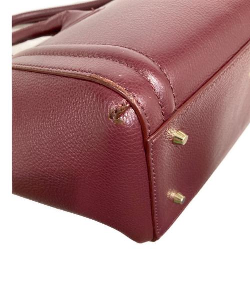 FURLA（フルラ）FURLA (フルラ) カレッジ・トートバッグ ボルドーの古着・服飾アイテム