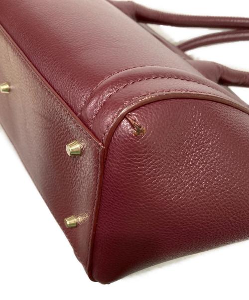FURLA（フルラ）FURLA (フルラ) カレッジ・トートバッグ ボルドーの古着・服飾アイテム
