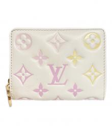LOUIS VUITTON（ルイ ヴィトン）の古着「LOU WALLET/ポルトフォイユ ルー」｜ピンク×アイボリー