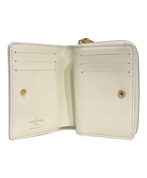 LOUIS VUITTON（ルイ ヴィトン）LOUIS VUITTON (ルイ ヴィトン) LOU WALLET/ポルトフォイユ ルー ピンク×アイボリーの古着・服飾アイテム