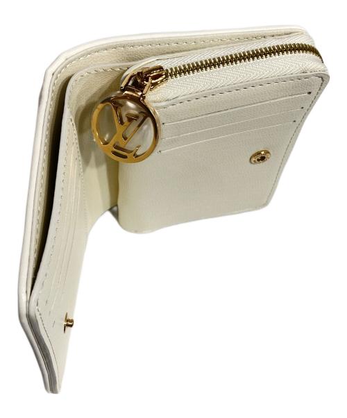 LOUIS VUITTON（ルイ ヴィトン）LOUIS VUITTON (ルイ ヴィトン) LOU WALLET/ポルトフォイユ ルー ピンク×アイボリーの古着・服飾アイテム
