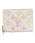 LOUIS VUITTON（ルイ ヴィトン）の古着「LOU WALLET/ポルトフォイユ ルー」｜ピンク×アイボリー