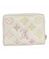 LOUIS VUITTON (ルイ ヴィトン) LOU WALLET/ポルトフォイユ ルー ピンク×アイボリー：68000円