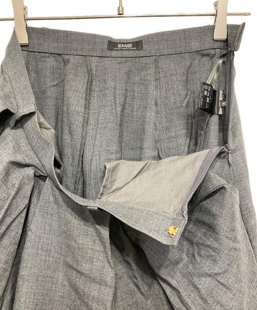 JOURNAL STANDARD L'EESAGE（ジャーナルスタンダード レサージュ）JOURNAL STANDARD L'EESAGE (ジャーナルスタンダード レサージュ) WOOLプリーツスカート グレー サイズ:36の古着・服飾アイテム