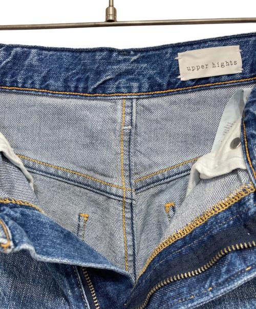 upper hights（アッパーハイツ）upper hights (アッパーハイツ) 別注 THE TAYLOR ワイドフレアデニム インディゴ サイズ:23の古着・服飾アイテム