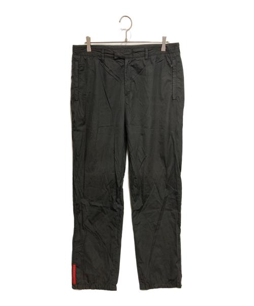PRADA SPORTS（プラダスポーツ）PRADA SPORTS (プラダスポーツ) コットンナイロンパンツ ブラック サイズ:52の古着・服飾アイテム