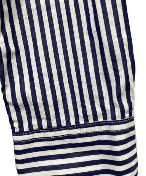 POLO RALPH LAUREN（ポロ・ラルフローレン）POLO RALPH LAUREN (ポロ・ラルフローレン) ストライプシャツワンピース ブルー サイズ:16の古着・服飾アイテム
