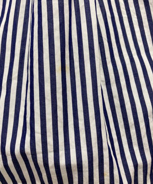 POLO RALPH LAUREN（ポロ・ラルフローレン）POLO RALPH LAUREN (ポロ・ラルフローレン) ストライプシャツワンピース ブルー サイズ:16の古着・服飾アイテム