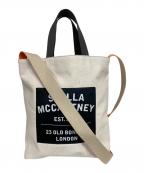 STELLA McCARTNEYステラマッカートニー）の古着「キャンバス2WAYショルダーバッグ」｜オレンジ×アイボリー