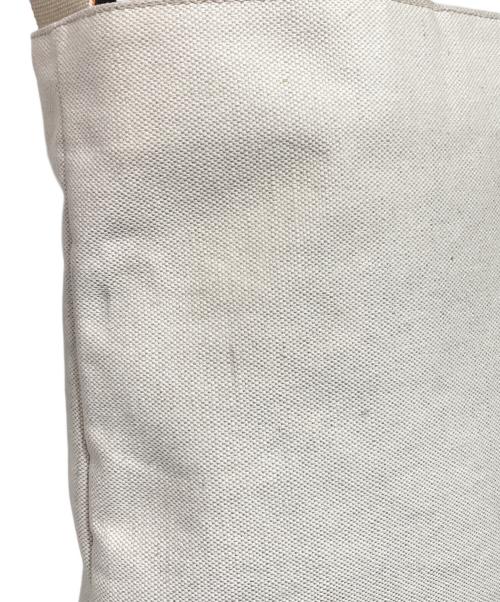 STELLA McCARTNEY（ステラマッカートニー）STELLA McCARTNEY (ステラマッカートニー) キャンバス2WAYショルダーバッグ オレンジ×アイボリーの古着・服飾アイテム