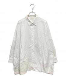 Plage（プラージュ）の古着「Light OX Poncho シャツ」｜ホワイト