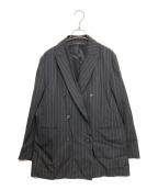 AP STUDIOエーピーストゥディオ）の古着「Striped Shoulder Jacket」｜ホワイト×ブラック