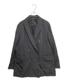 AP STUDIO（エーピーストゥディオ）の古着「Striped Shoulder Jacket」｜ホワイト×ブラック