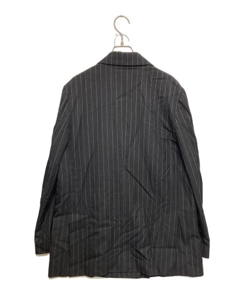 AP STUDIO（エーピーストゥディオ）AP STUDIO (エーピーストゥディオ) Striped Shoulder Jacket ホワイト×ブラック サイズ:38の古着・服飾アイテム