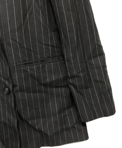 AP STUDIO（エーピーストゥディオ）AP STUDIO (エーピーストゥディオ) Striped Shoulder Jacket ホワイト×ブラック サイズ:38の古着・服飾アイテム