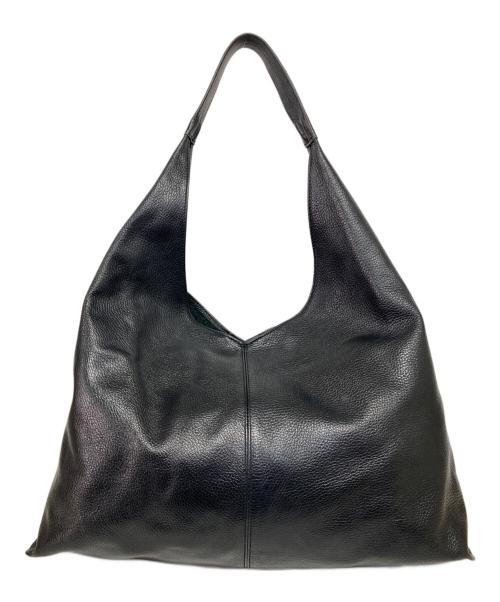AULENTTI（オウレンティ）AULENTTI (オウレンティ) レザートートバッグ ブラックの古着・服飾アイテム