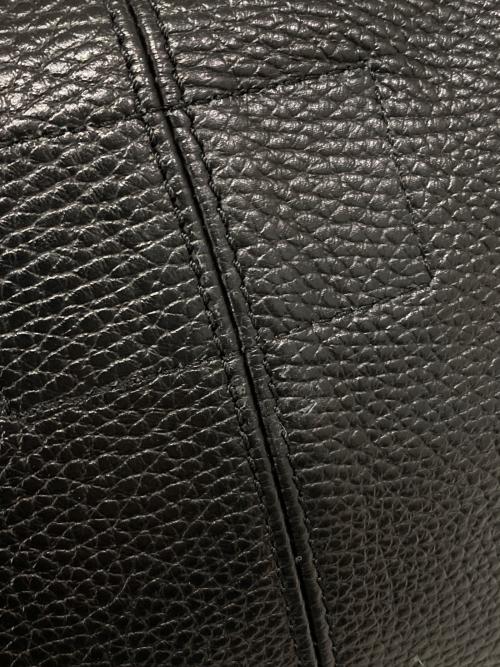 AULENTTI（オウレンティ）AULENTTI (オウレンティ) レザートートバッグ ブラックの古着・服飾アイテム