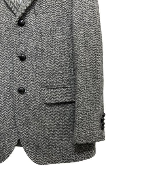 TEIJIN（テイジン）TEIJIN (テイジン) ヘリンボーンジャケット グレー サイズ:48の古着・服飾アイテム