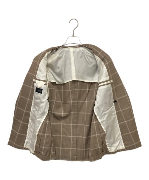 Brilla（ブリッラ）Brilla (ブリッラ) ダブルジャケット ベージュ サイズ:46の古着・服飾アイテム