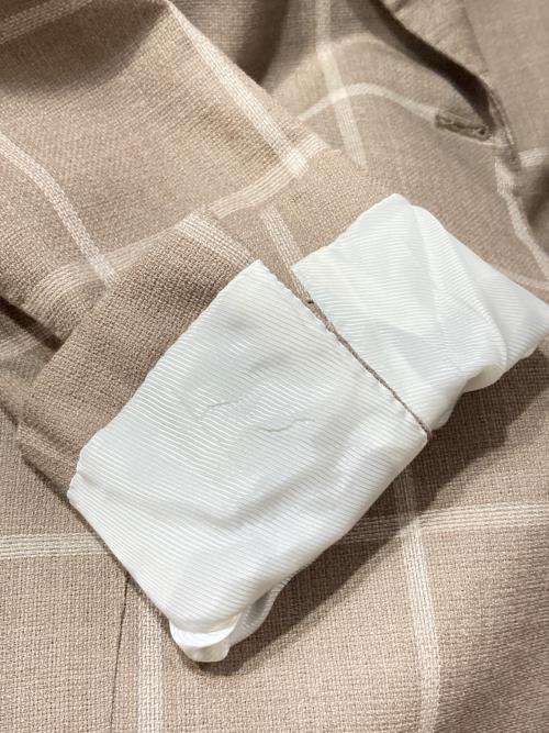 Brilla（ブリッラ）Brilla (ブリッラ) ダブルジャケット ベージュ サイズ:46の古着・服飾アイテム