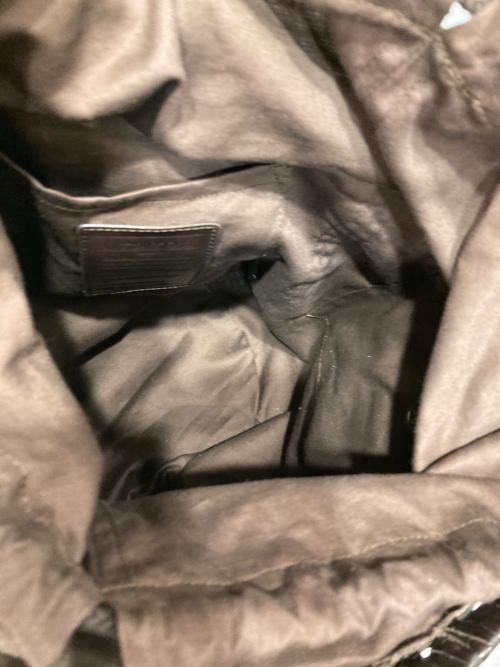 DRAGON DIFFUSION（ドラゴンディフュージョン）Dragon Diffusion (ドラゴンディフュージョン) メッシュレザーバッグ ブラウンの古着・服飾アイテム
