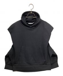 nagonstans（ナゴンスタンス）の古着「side vents hoodie vest」｜ブラック