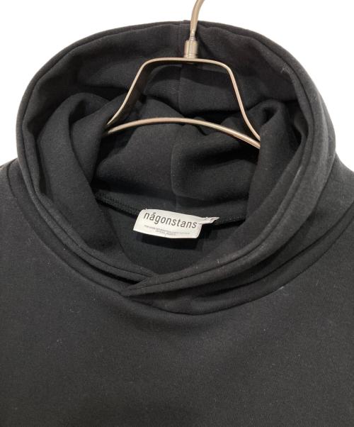 nagonstans（ナゴンスタンス）nagonstans (ナゴンスタンス) side vents hoodie vest ブラック サイズ:MEDIUMの古着・服飾アイテム