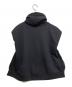 nagonstans (ナゴンスタンス) side vents hoodie vest ブラック サイズ:MEDIUM：5000円