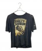 HARLEY-DAVIDSONハーレーダビッドソン）の古着「プリントTシャツ」｜ブラック