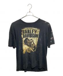HARLEY-DAVIDSON（ハーレーダビッドソン）の古着「プリントTシャツ」｜ブラック