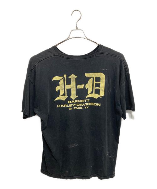 HARLEY-DAVIDSON（ハーレーダビッドソン）HARLEY-DAVIDSON (ハーレーダビッドソン) プリントTシャツ ブラック サイズ:2XLの古着・服飾アイテム