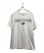 HARLEY-DAVIDSONハーレーダビッドソン）の古着「プリントTシャツ」｜ホワイト
