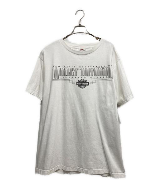 HARLEY-DAVIDSON（ハーレーダビッドソン）HARLEY-DAVIDSON (ハーレーダビッドソン) プリントTシャツ ホワイト サイズ:XLの古着・服飾アイテム